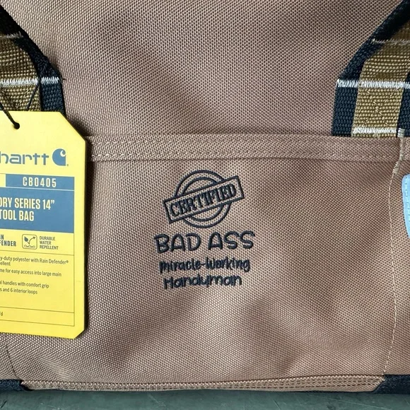 BNWT CARHARTT HEAVYWEIGHT TOOL BAG - Picture 2 of 7